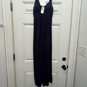 Petite Twist-Front Empire-Waist Maxi Dress